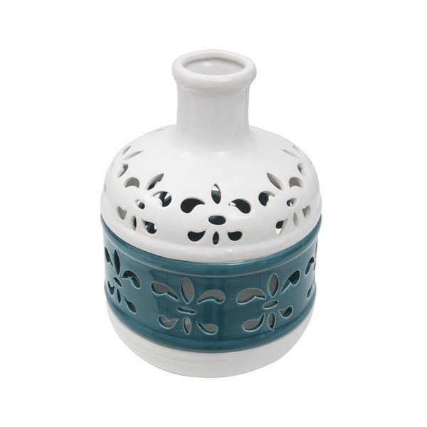 Niebiesko-biały wazon porcelanowy Mauro Ferretti Basso-image-2