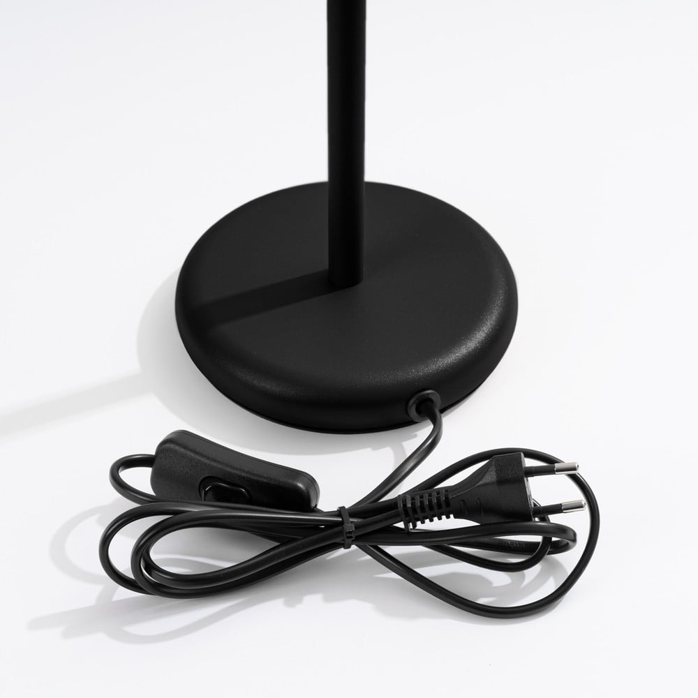 Czarna lampa stołowa (wysokość 43 cm) Gleam – Sollux (zdjęcie 3)