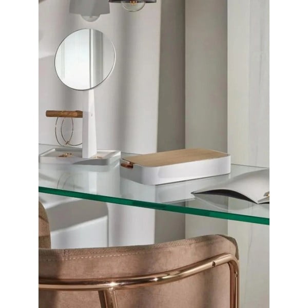 Szklana konsola 40x125 cm Burano – Kave Home-image-2