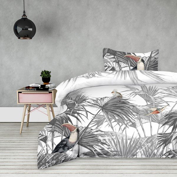 Pościel bawełniana AmeliaHome Toucan, 135x200 cm-image-1