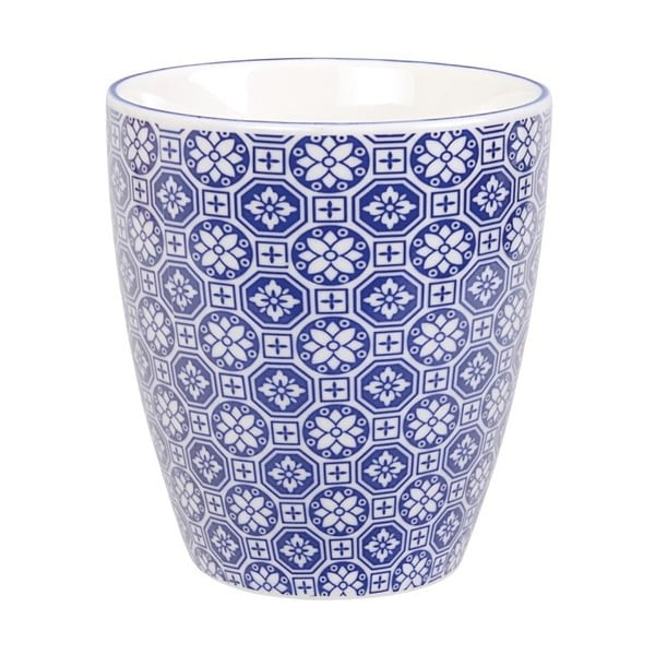 Niebieski porcelanowy kubek do herbaty Tokyo Design Studio Flower