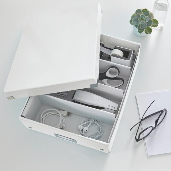 Białe pudełko z przegródkami Click&Store – Leitz-image-1