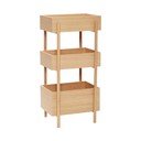 Konsola z litego drewna dębowego 34x43 cm Stack – Hübsch