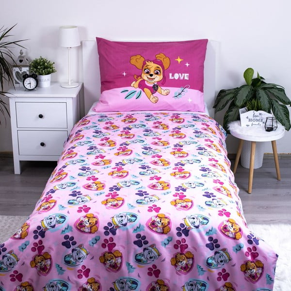 Dziecięca pościel jednoosobowa z mikrowłókna 140x200 cm Paw Patrol  – Jerry Fabrics-image-2