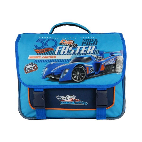 Niebieski tornister Bagtrotter Hot Wheels