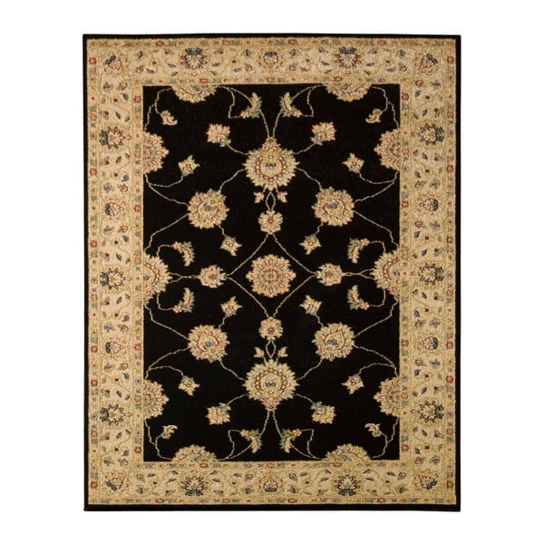 Czarno-beżowy dywan Schöngeist & Petersen Gemstone, 80x150 cm