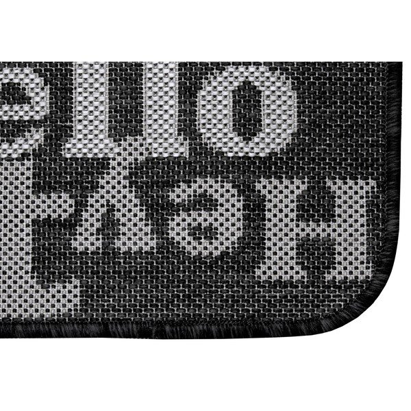 Antracytowa wycieraczka Hanse Home Weave Bonjour, 50x80 cm-image-1