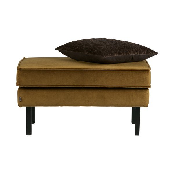 Brązowożółty podnóżek BePureHome Rodeo-image-3