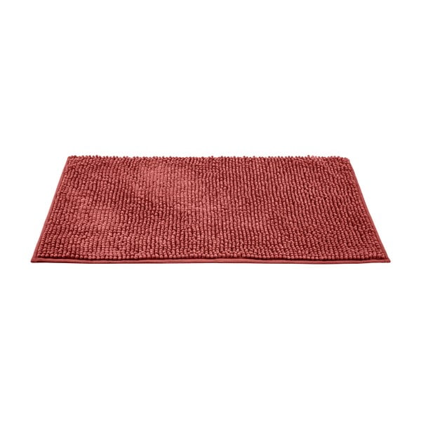 Czerwony tekstylny dywanik łazienkowy 50x80 cm Chenille – Allstar