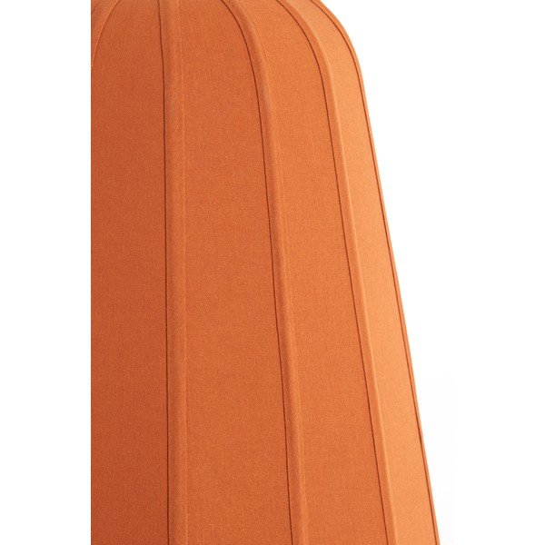 Lampa stojąca w kolorze terakoty z tekstylnym kloszem (wysokość 133 cm) Bibury – Light & Living-image-3