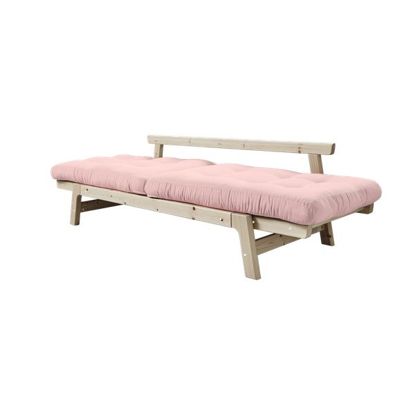 Sofa rozkładana Karup Step Natural/Pink Peonie-image-2