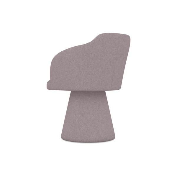 Lawendowy tapicerowany fotel jadalniany Kanoa – Makamii-image-3