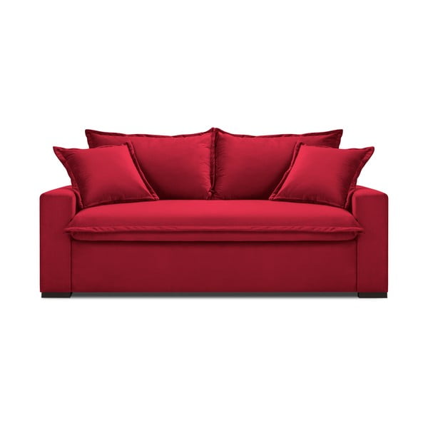 Czerwona rozkładana sofa Kooko Home Mezzo