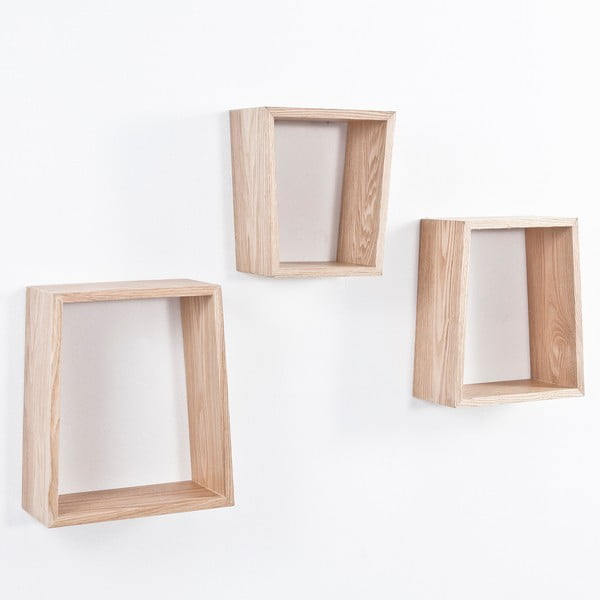 Komplet 3 półek Tomasucci Trapezio-image-2