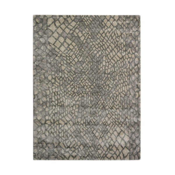 Szary dywan z wiskozy The Rug Republic Murphy, 230x160 cm