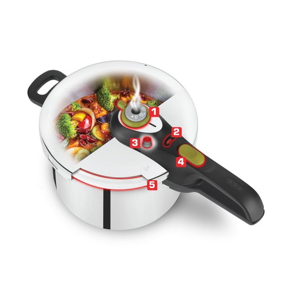 Szybkowar ze stali nierdzewnej 4 l Secure5 Neo – Tefal-image-2
