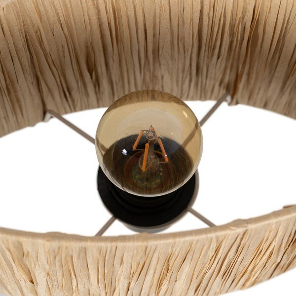 Beżowo-naturalna lampa stołowa z rattanowym kloszem (wysokość 37,5 cm) – Ixia-image-4