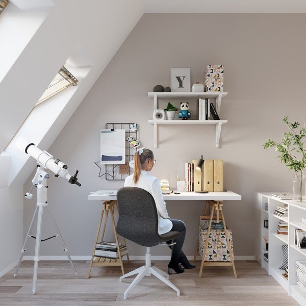 Czarna metalowa lampa stołowa (wysokość 43 cm) Etna – Sollux-image-4