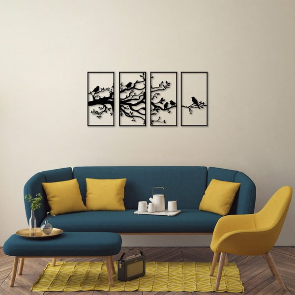 Metalowa dekoracja ścienna 34x70 cm Branch – Wallity-image-3