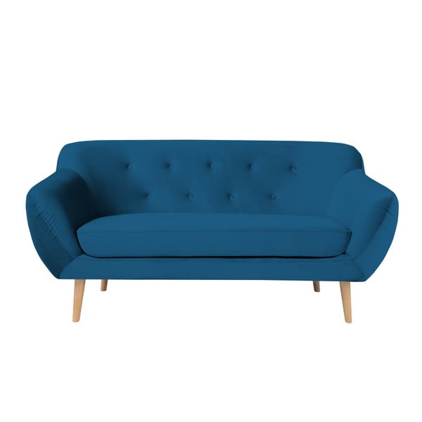 Niebieska sofa 2-osobowa Mazzini Sofas Amelie