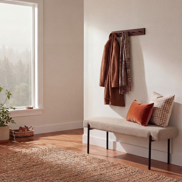 Beżowa  ławka Swindon – House Nordic-image-1