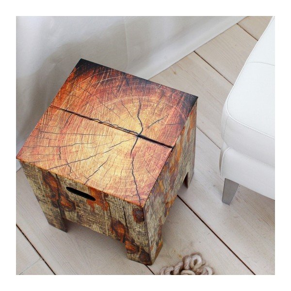 Taboret Dutch Design Chair Tree Trunk-image-1