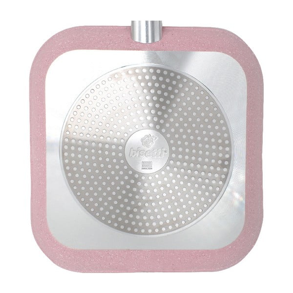 Patelnia do grillowania Bisetti Stonerose Rose Simone, 28x28 cm-image-1