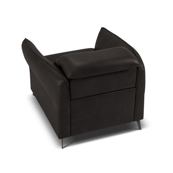 Czarny skórzany fotel Hubble – Windsor & Co Sofas-image-3