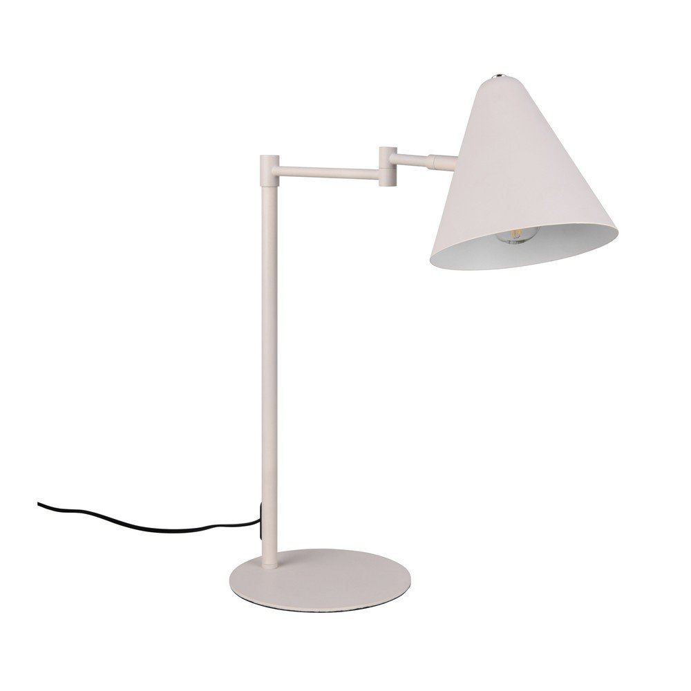 Lampa stołowa z elastyczną konstrukcją w kolorze kości słoniowej (wysokość 50,5 cm) Cosima – Trio