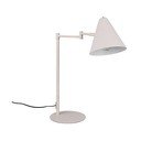 Lampa stołowa z elastyczną konstrukcją w kolorze kości słoniowej (wysokość 50,5 cm) Cosima – Trio