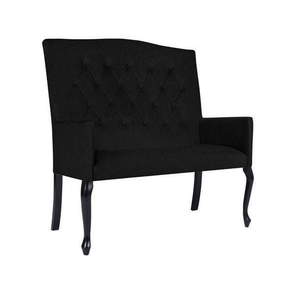 Czarna sofa 2-osobowa Micadoni Home Giuseppe-image-4