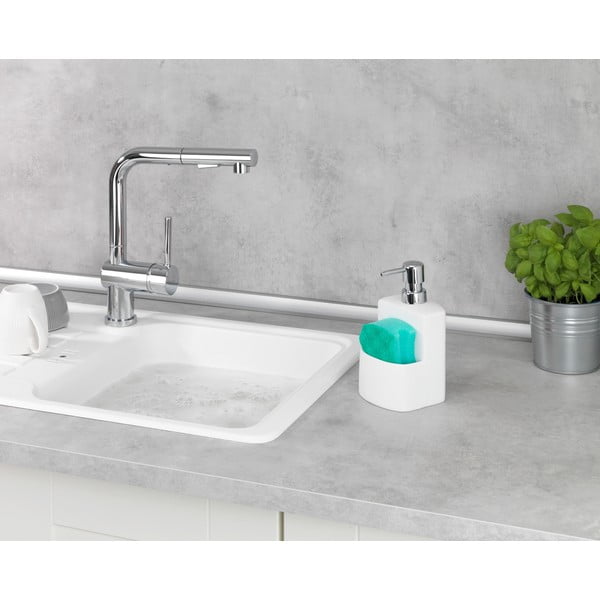 Biały dozownik do mydła w płynie Wenko Festival-image-1