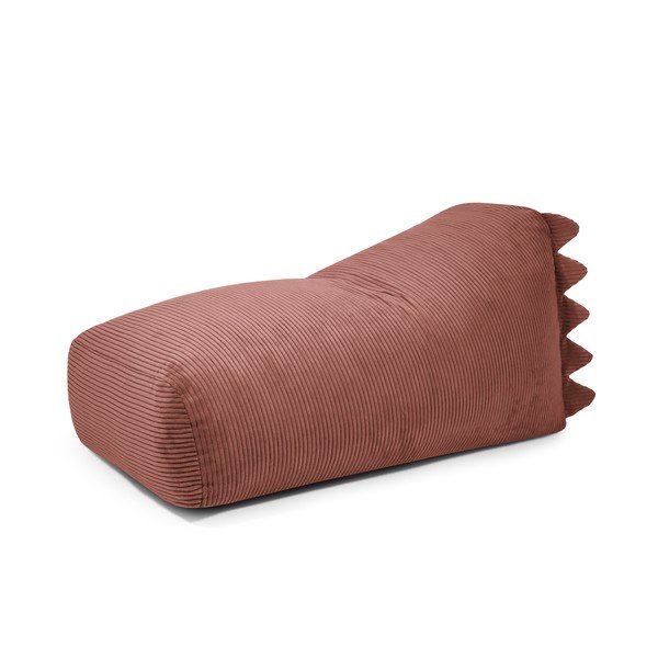 Ceglasty sztruksowy dziecięcy worek do siedzenia Snug 130 Dragon – SLOWDOWN