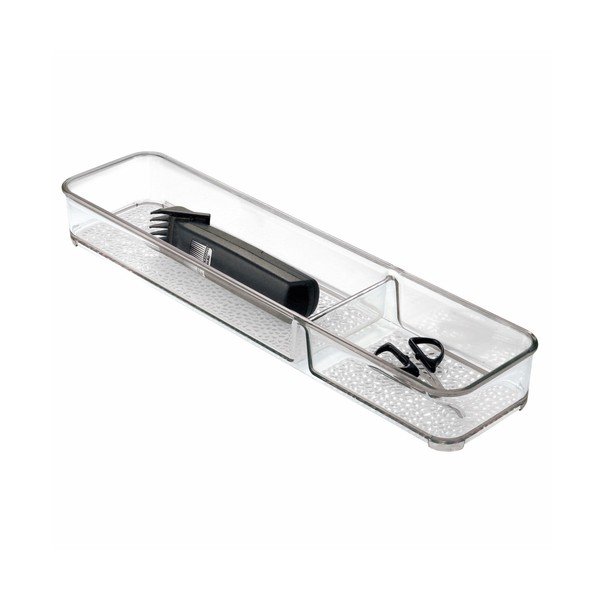 Biały organizer InterDesign Rain, dł. 40,5 cm