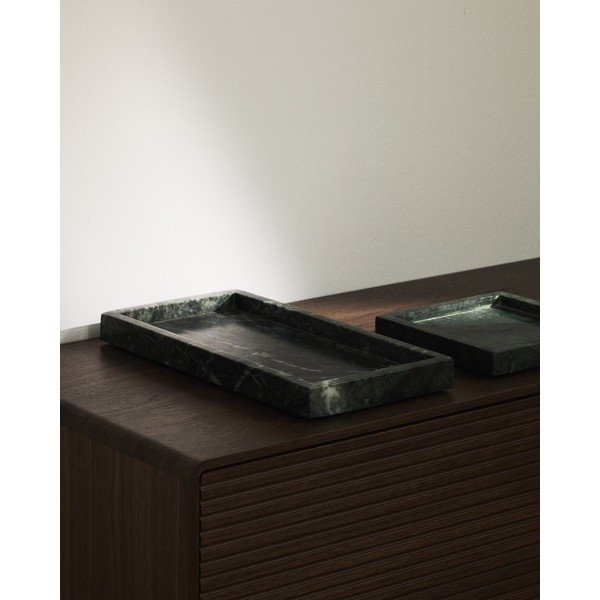 Marmurowa taca dekoracyjna 18x35 cm Serela – Kave Home-image-1