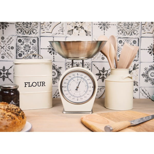 Kremowa waga kuchenna Kitchen Craft Living Nostalgia, nośność 4 kg-image-4