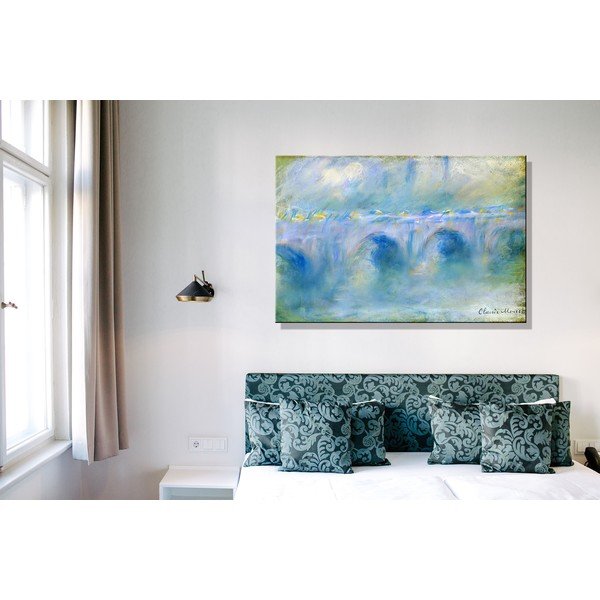 Reprodukcja obrazu Claude'a Moneta – Le Pont de Waterloo, 90x60 cm-image-1