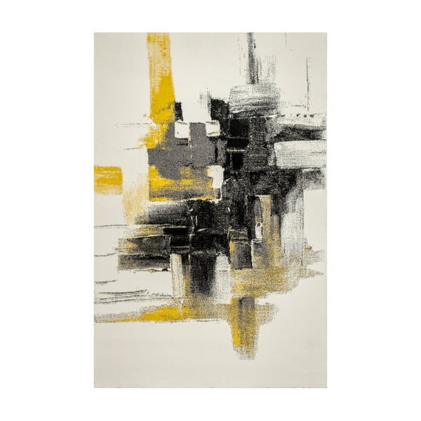 Dywan Eko Rugs Farbles Grey/Yellow, 120 x 180 cm
