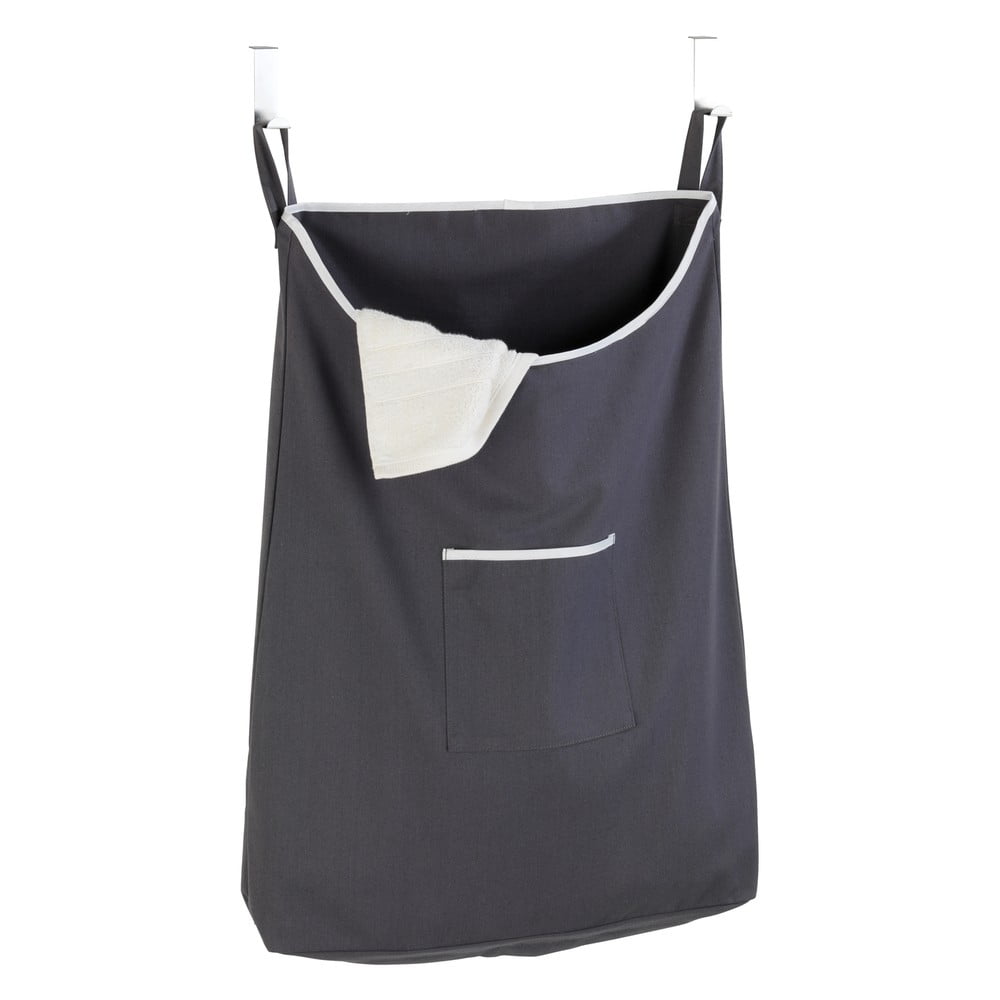 Szary wiszący kosz na pranie Wenko Door Laundry, 65 l (zdjęcie 5)