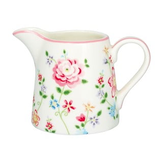 Porcelanowy mlecznik Green Gate Columbine, 300 ml