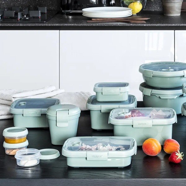 Zielony pojemnik na obiad Curver To Go, 1 l-image-1