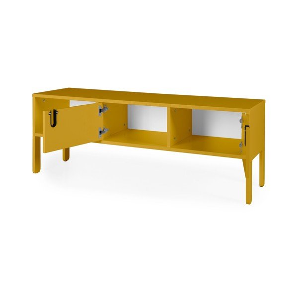 Żółta komoda pod TV Tenzo Uno, szer. 137 cm-image-3