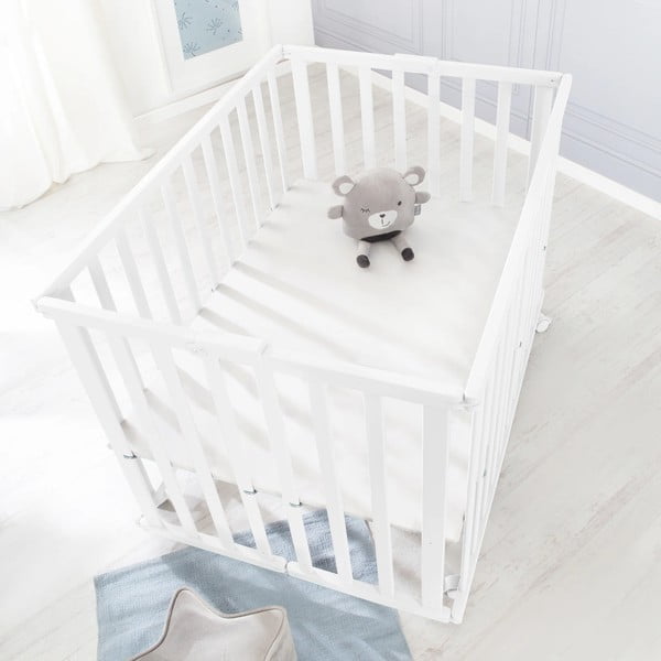 Biały kojec dla dzieci 100x75 cm – Roba-image-1