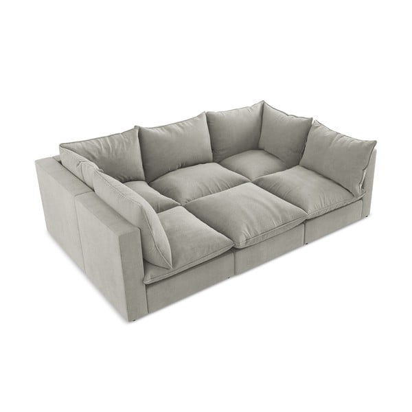 Jasnoszara sofa 255 cm Manao – Makamii-image-2