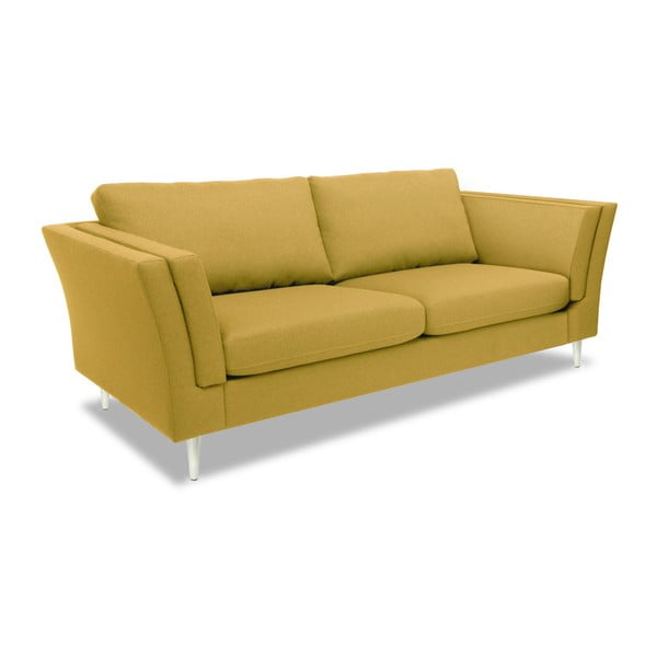 Żółta sofa 2-osobowa Vivonita Connor