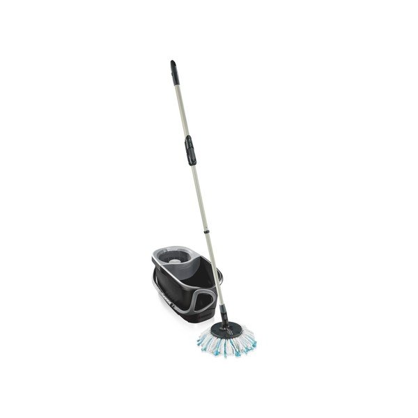 Mop rotacyjny z wiadrem Clean Twist Disc Mop Ergo Black – LEIFHEIT