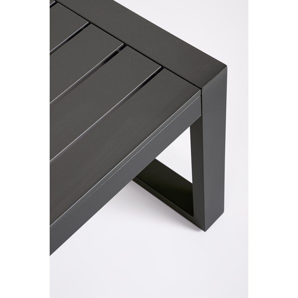 Antracytowy aluminiowy zestaw mebli ogrodowych dla 4 osób Hilde – Bizzotto-image-3