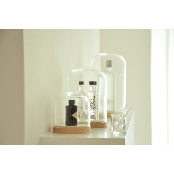 Szklany klosz z podstawką Wireworks Pleasure Dome Beech, 13 cm-image-1