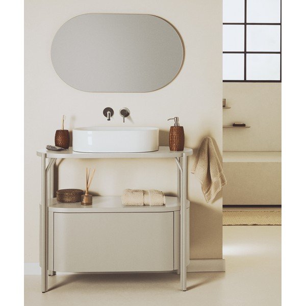 Biała ceramiczna umywalka 50x31 cm Ovara – Kave Home-image-2