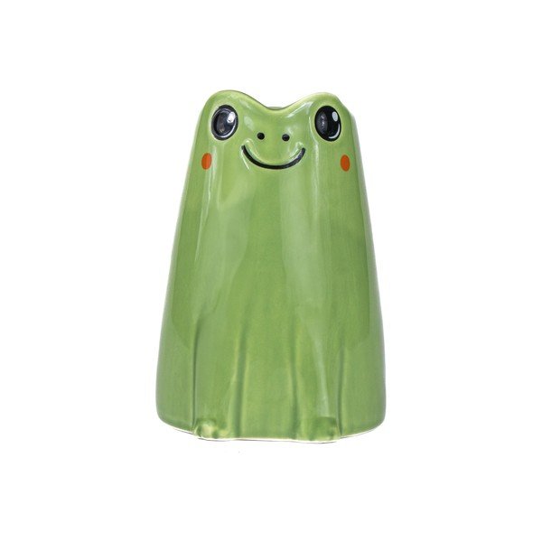 Zielony ceramiczny wazon (wysokość 10 cm) Frog Mini – Sass & Belle